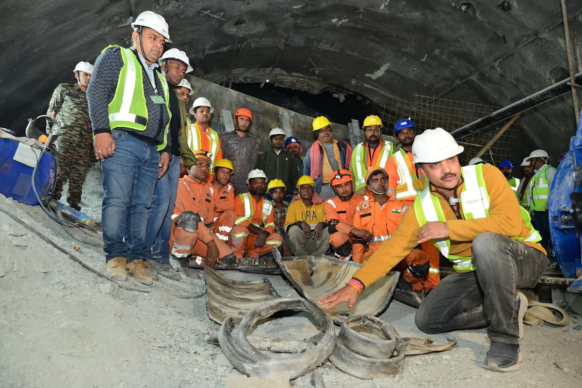 Pic: uttarkashi tunnel rescue